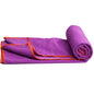 invisible anti-slip grips yoga mat towel, with a carry bag