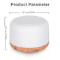 Diffuseur d’Huiles Essentielles 300 ml — Brume Relaxante & Lumière LED Apaisantel Humidifier With Colorful Night Lights Air Humidifier Machine 500ml Home